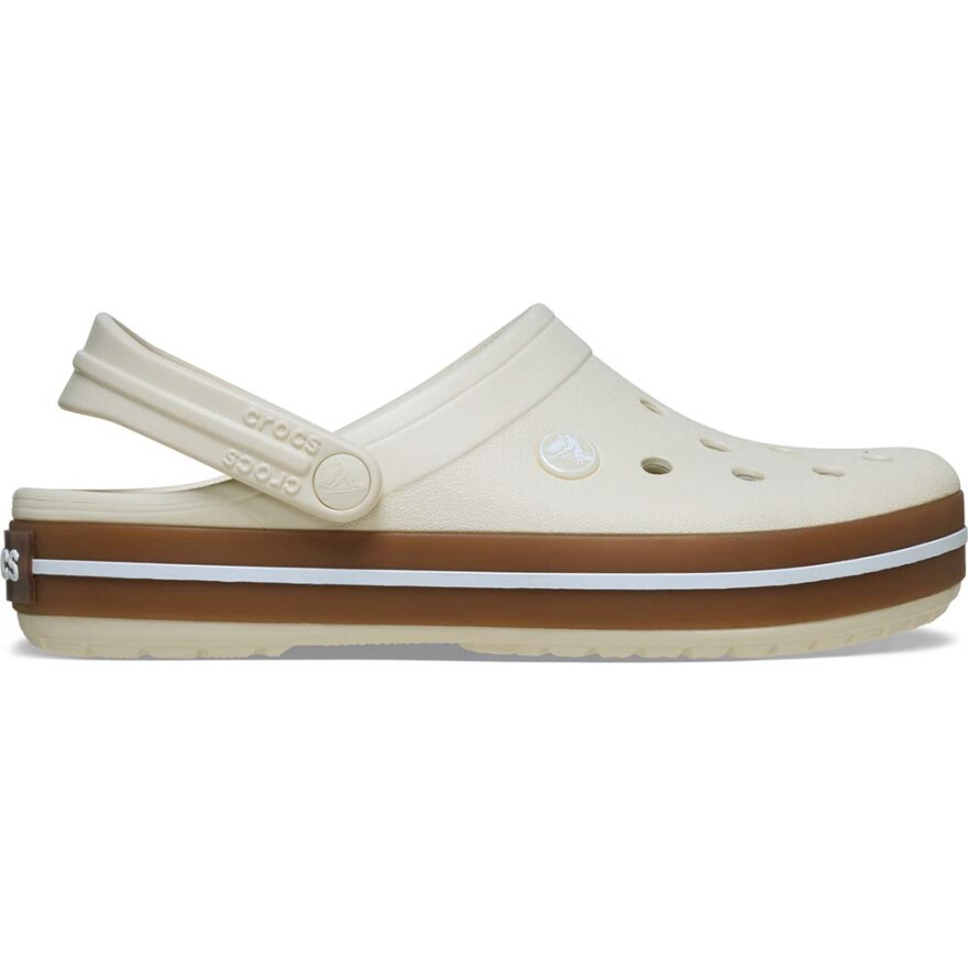 Crocs Crocband Gum Clog Niños Summit White