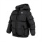 CAMPERA BR PUFFER KIDS II beige milk NEGRO