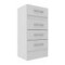 Comoda Cajonera Kenia 4 Cajones Dormitorio Blanco