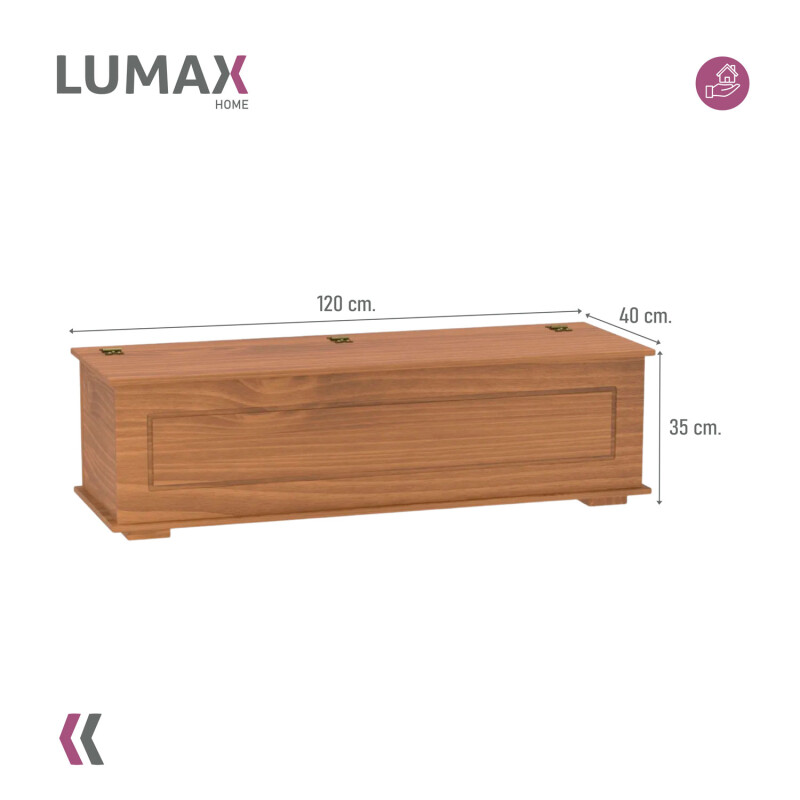 Baúl Pie de Cama Lumax living dormitorio madera maciza Baúl Pie de Cama Lumax living dormitorio madera maciza