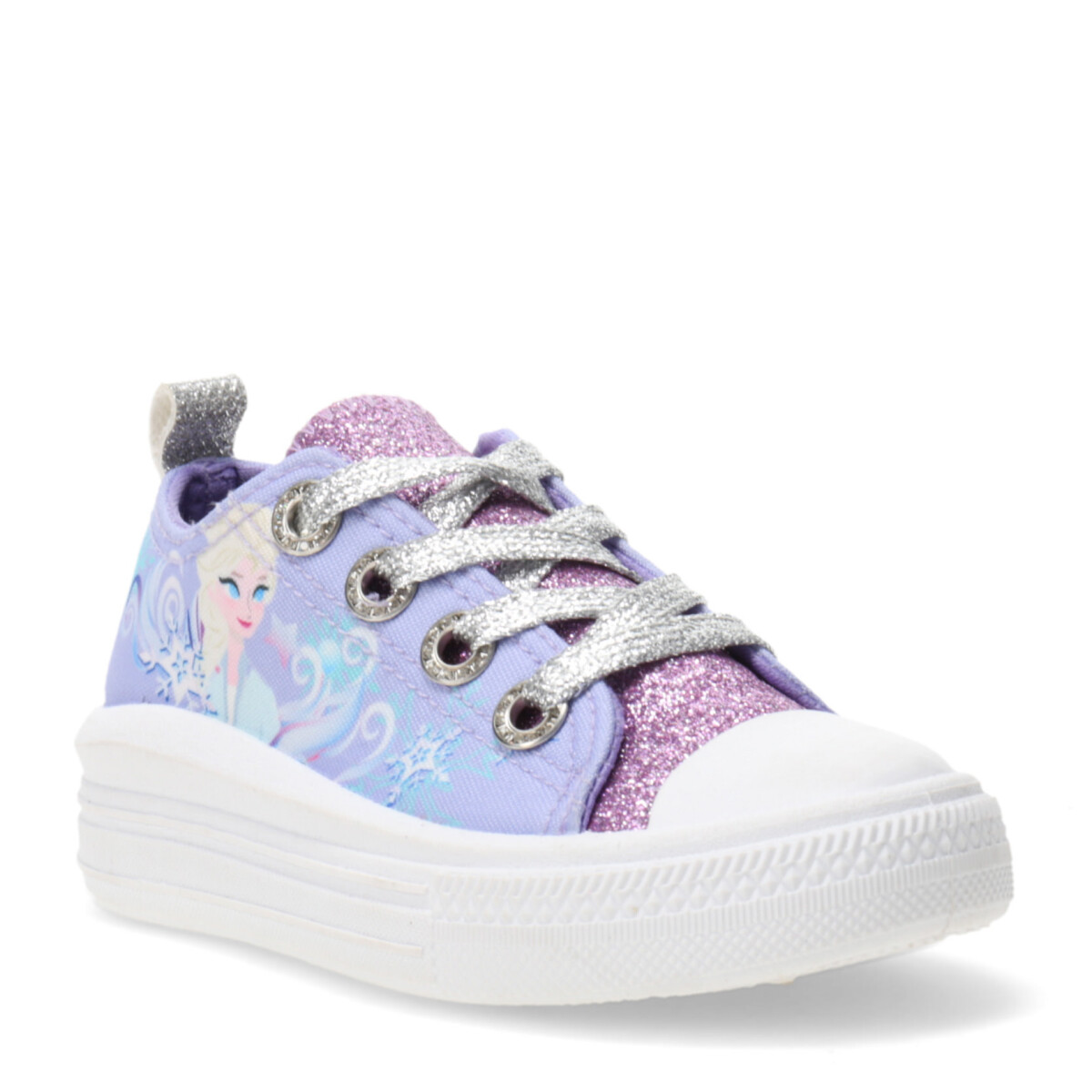 Championes Infantiles Disney FROZEN Plataforma Lona - Lila - Violeta 