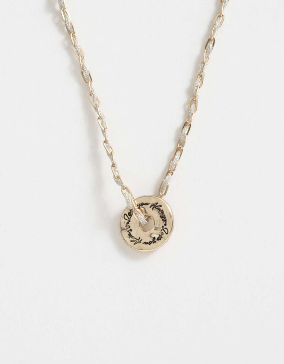 Collar Con Dije Lucky - Dorado 