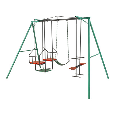 Hamaca de Plaza con caballito, silla doble y hamaca de cincha altura 2,15 mts Hamaca de Plaza con caballito, silla doble y hamaca de cincha altura 2,15 mts