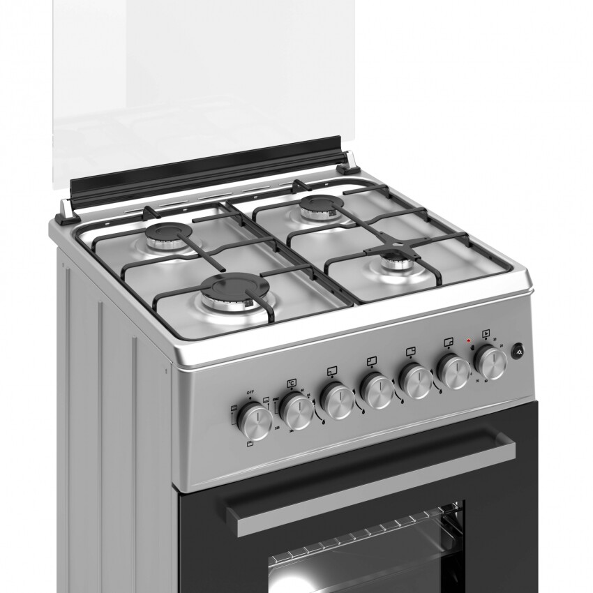Cocina combinada Dikler 4H D-9 inox. Cocina combinada Dikler 4H D-9 inox.