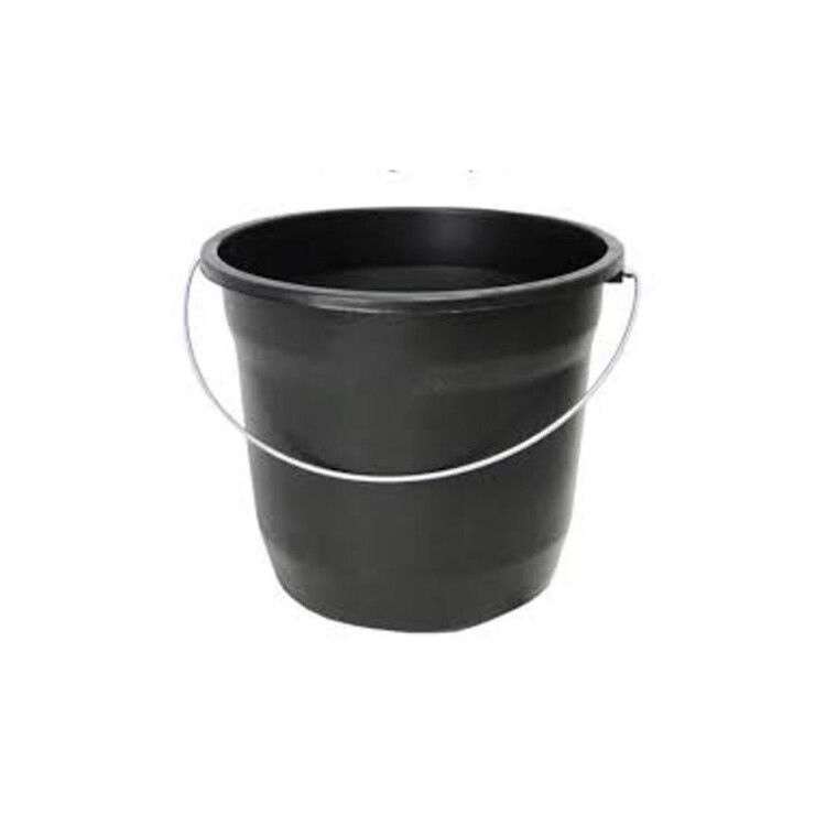 BALDE PLASTICO 5 LITROS NEGRO NEGRO