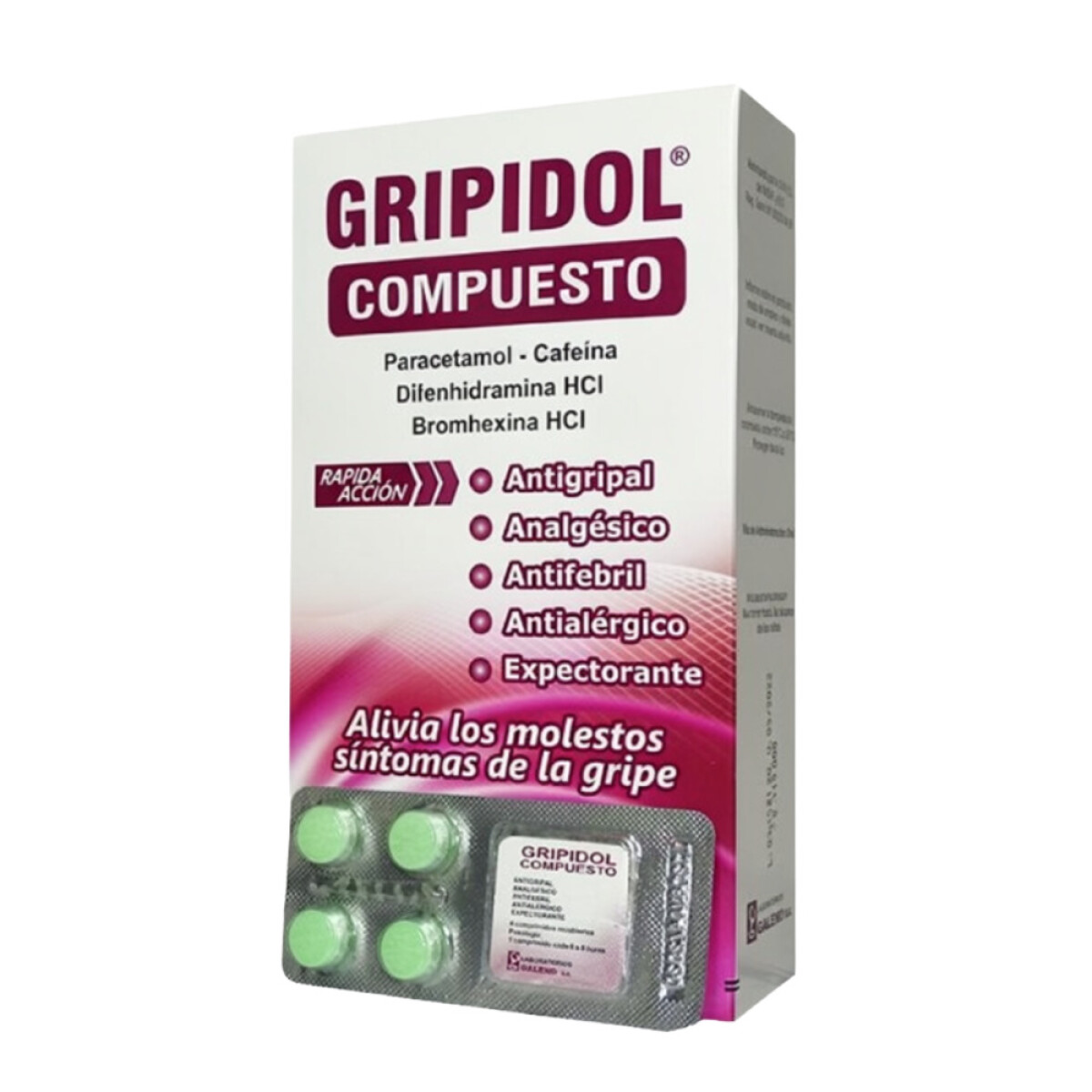 GRIPIDOL COMPTO. COMP. EXHIB X 25 SOBRES 