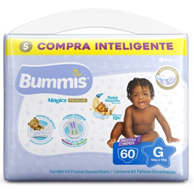 Pañales Bummis G Hiperpack X60