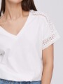 Remera Rayo Marfil / Off White