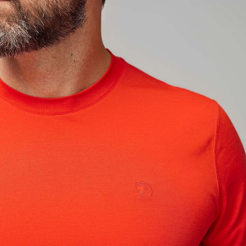 Polo Fjallraven Abisko Day Hike LS M Hombre Green