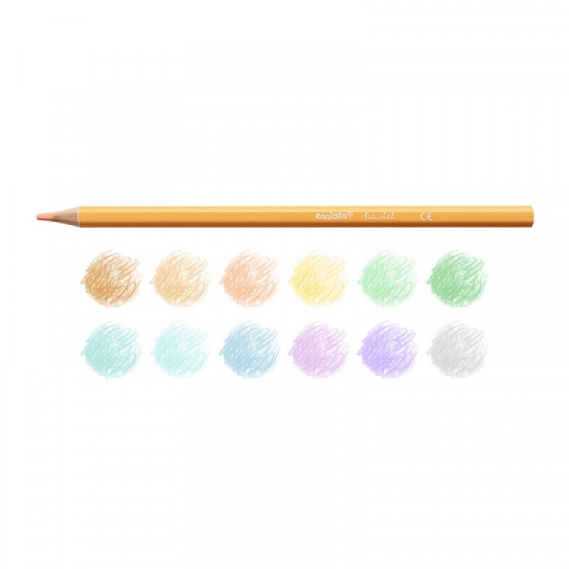 Lapices de colores x12 pastel carioca Lapices de colores x12 pastel carioca