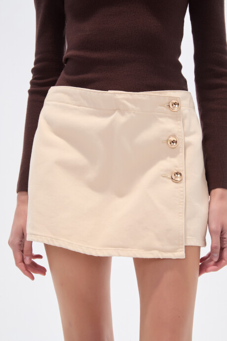 Short Pernes Beige Claro