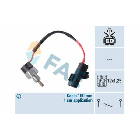 BULBO INTERRUPTOR MITSUBISHI M.ATRAS MONTERO 12X1.5 FAE BULBO INTERRUPTOR MITSUBISHI M.ATRAS MONTERO 12X1.5 FAE