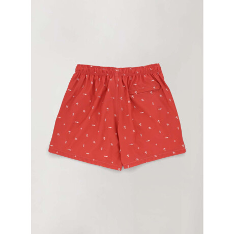 Short 4way stretch Terracota
