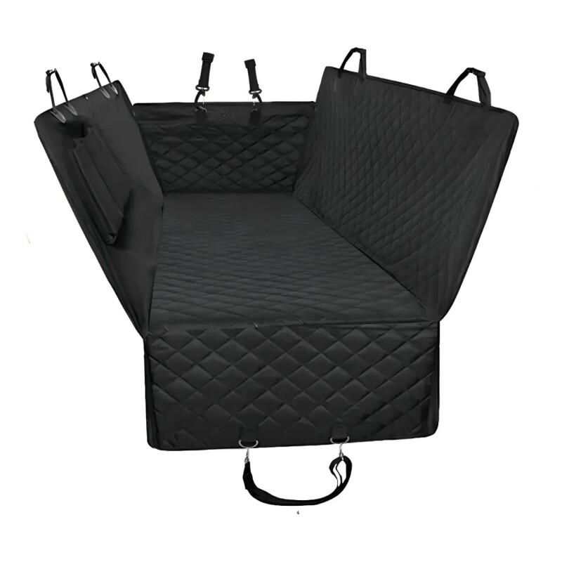 Funda Cubre Asiento De Auto Para Perro Universal en Negro Funda Cubre Asiento De Auto Para Perro Universal en Negro