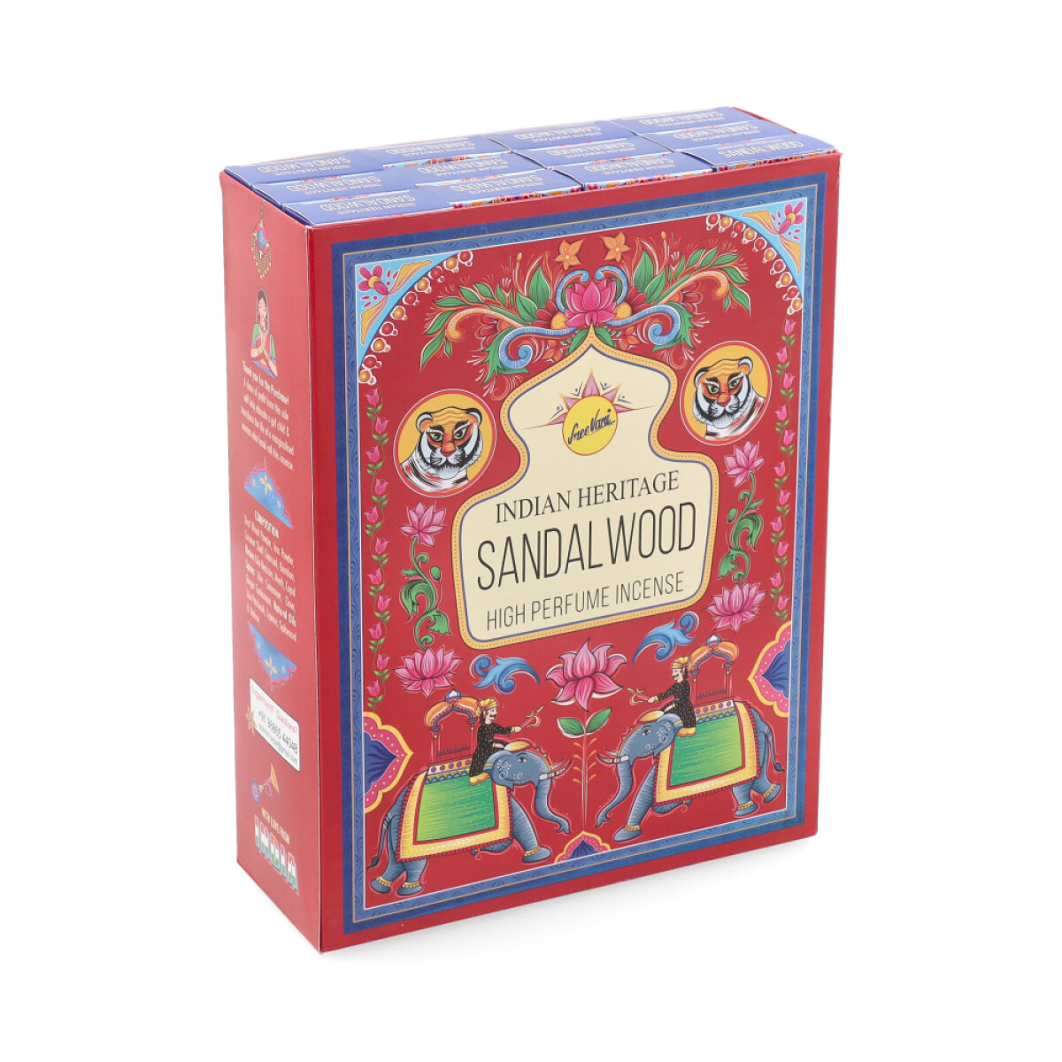 VARITAS SREE VANI CAJA DE MASALA HERITAGE 15GR X12 - Sándalo 