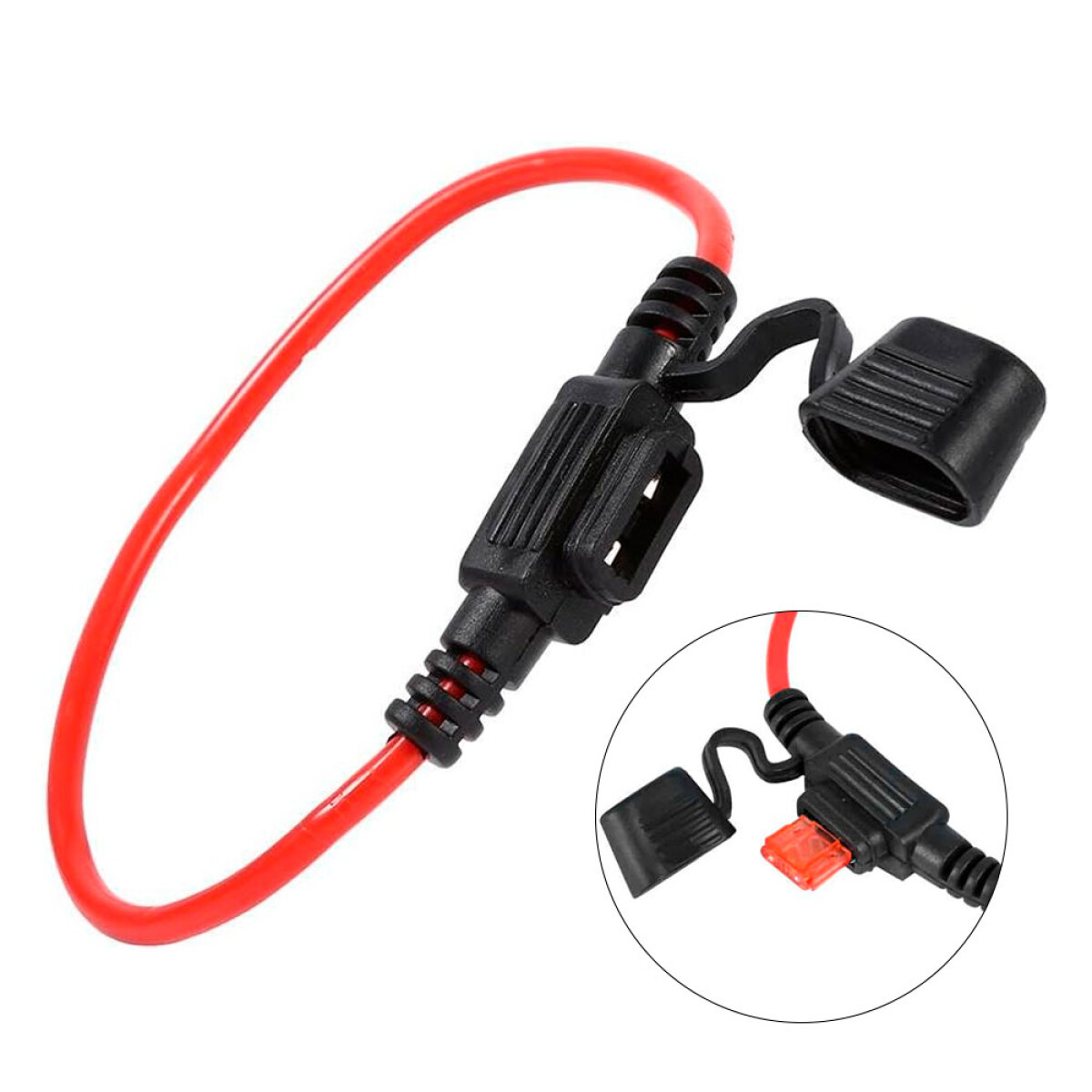 PORTA FUSIBLES - ATO INDIVIDUAL CON CAPUCHON HASTA 30AMP - 