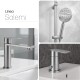 Juego Grifería Brush Nickel Ducha Exterior Y Bidet 000
