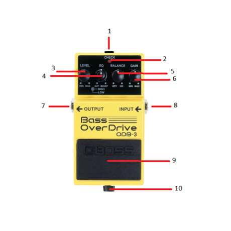 Pedal Efectos Boss Odb-3 Bass Overdrive Pedal Efectos Boss Odb-3 Bass Overdrive