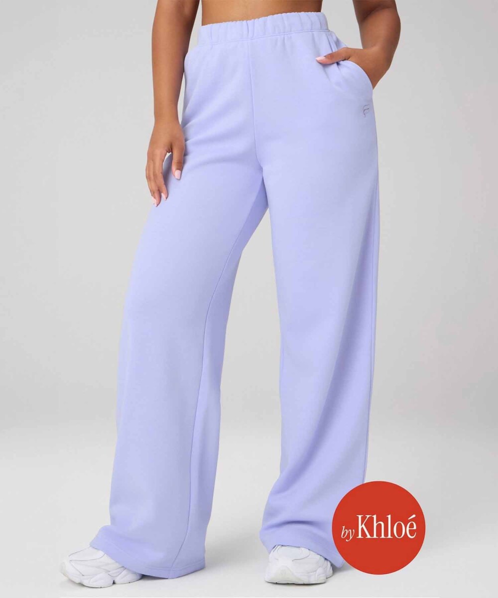 Pantalón Wide Leg Cozy Fleece Sweatpant Mujer - Dreamscape 