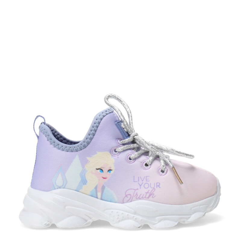 Championes Infantiles Disney Frozen Púrpura - Rosado