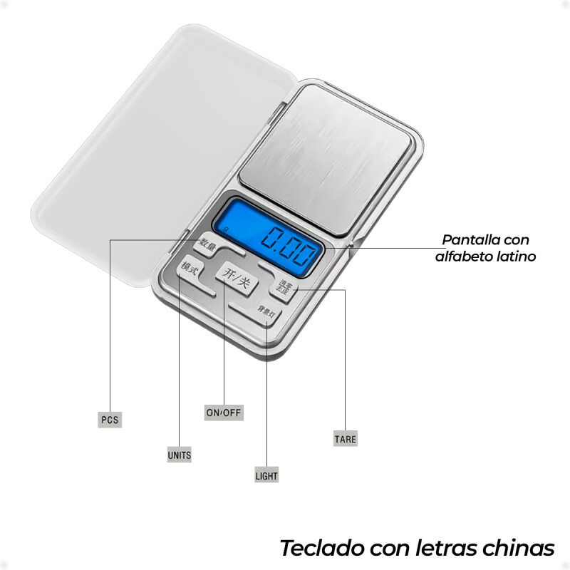 Balanza Digital de PrecisiÃ³n de Bolsillo de 0.1g a 200g Balanza Digital de PrecisiÃ³n de Bolsillo de 0.1g a 200g