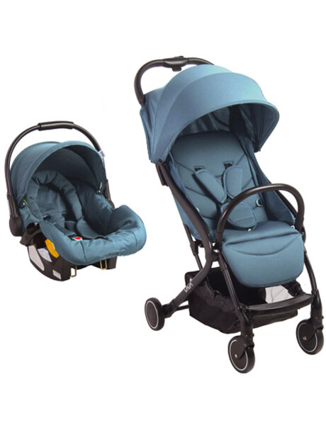 Coche de bebé + silla para auto Bebesit Travel System Viva Azul