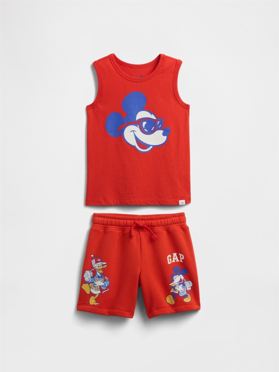 Set De Musculosa Y Short Toddler Niño - Poster Red 527 