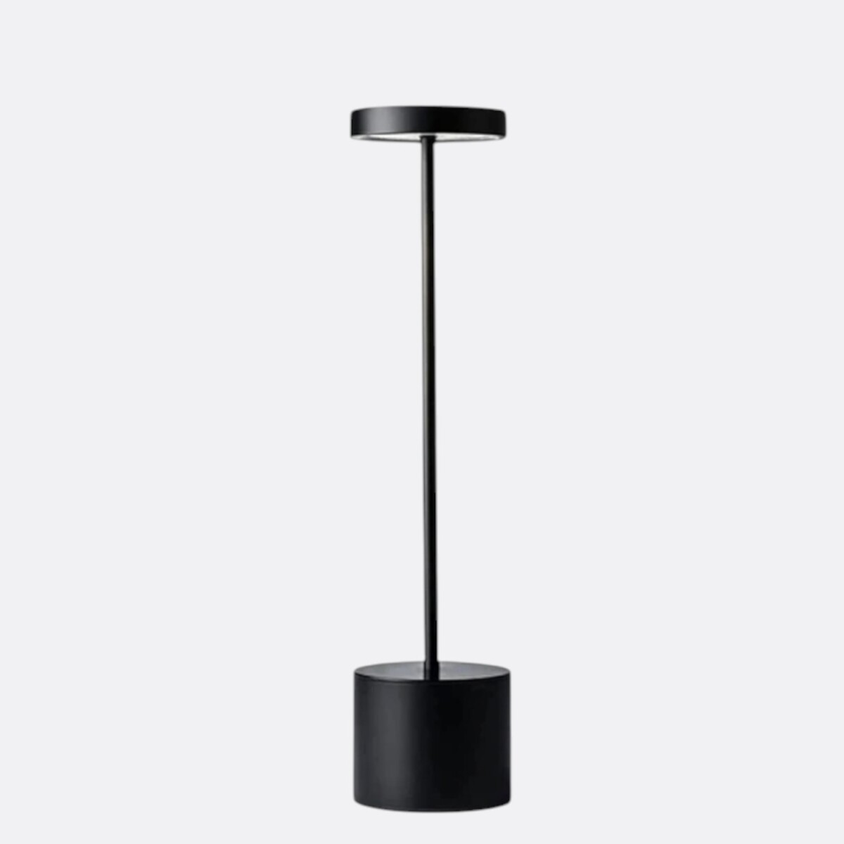 Lámpara Minimalista Metálica - Negro 