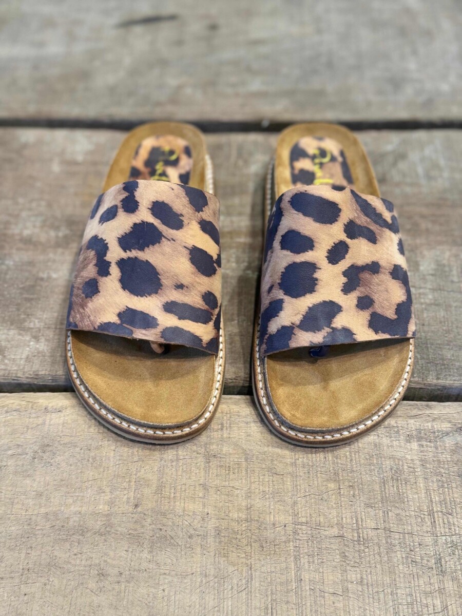 Sandalias Animal Print 