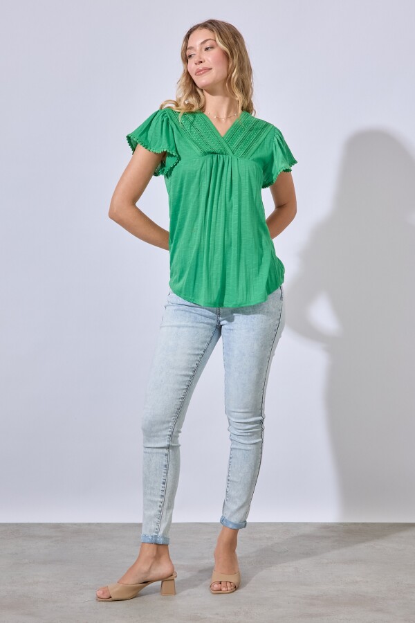 Blusa Puntilla VERDE