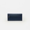 Billetera Mia en cuero graneado Marine Blue