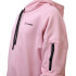 HOODIE POLY FLEECE GIRLS TRNG rosa par m ROSA/GRAFITO