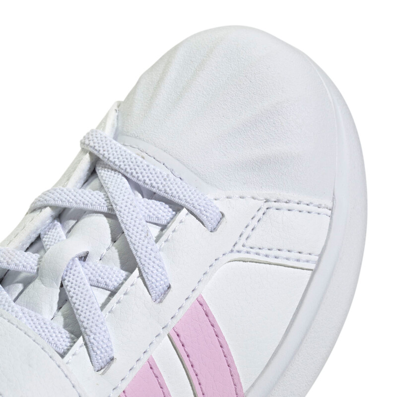 Championes de Niños Adidas Streettalk Velcro Blanco - Rosado