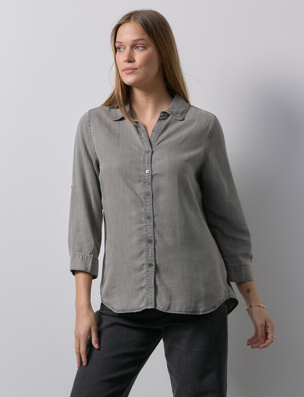 Camisa Tencel GRIS