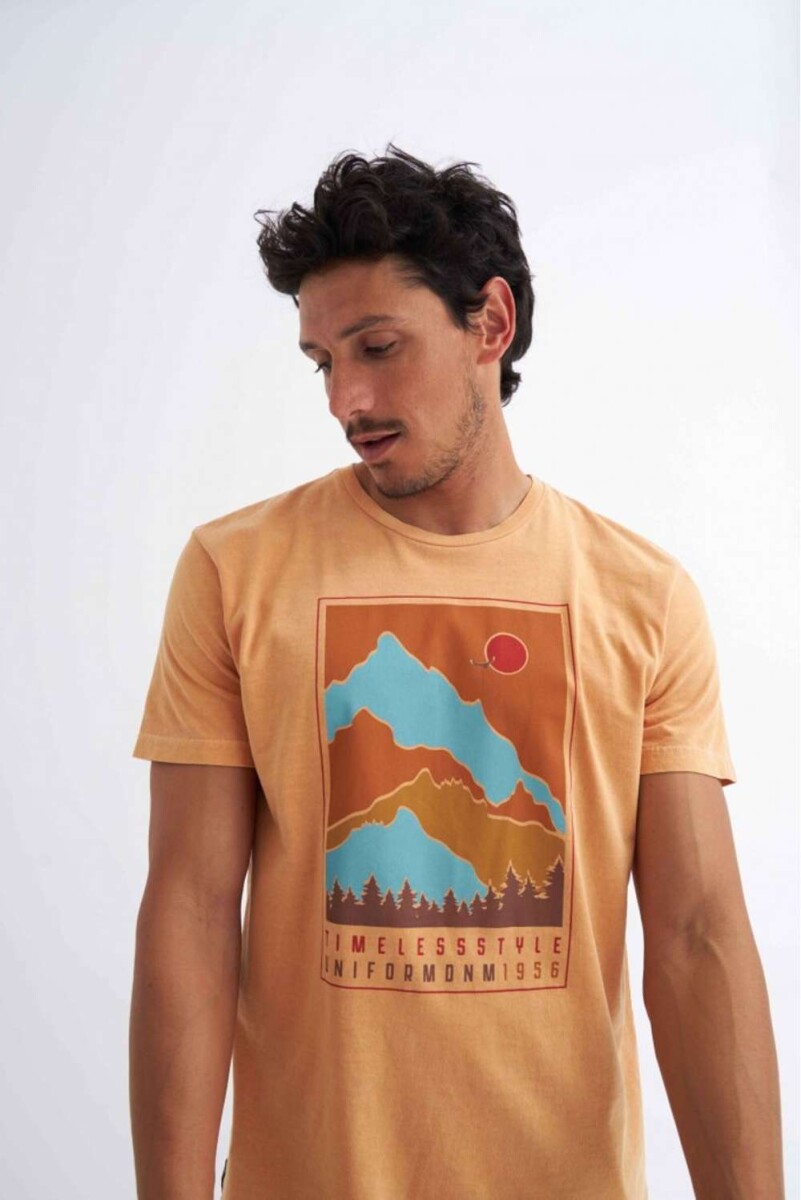 Remeras Jett - Naranja 