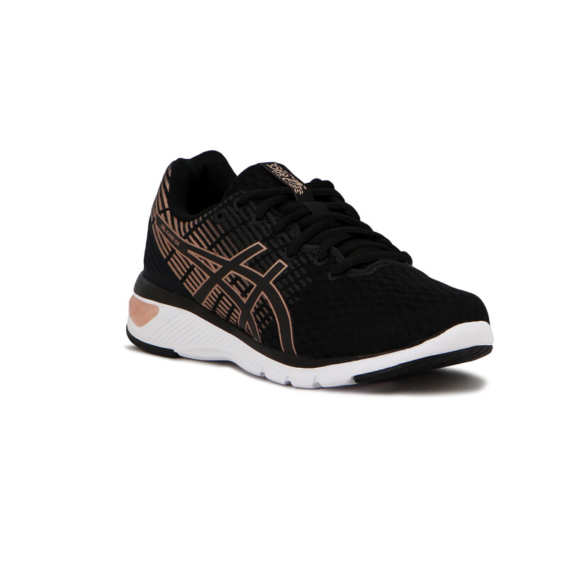 Championes Asics Gel-kamo 2 Mujer Negro-rosa Claro