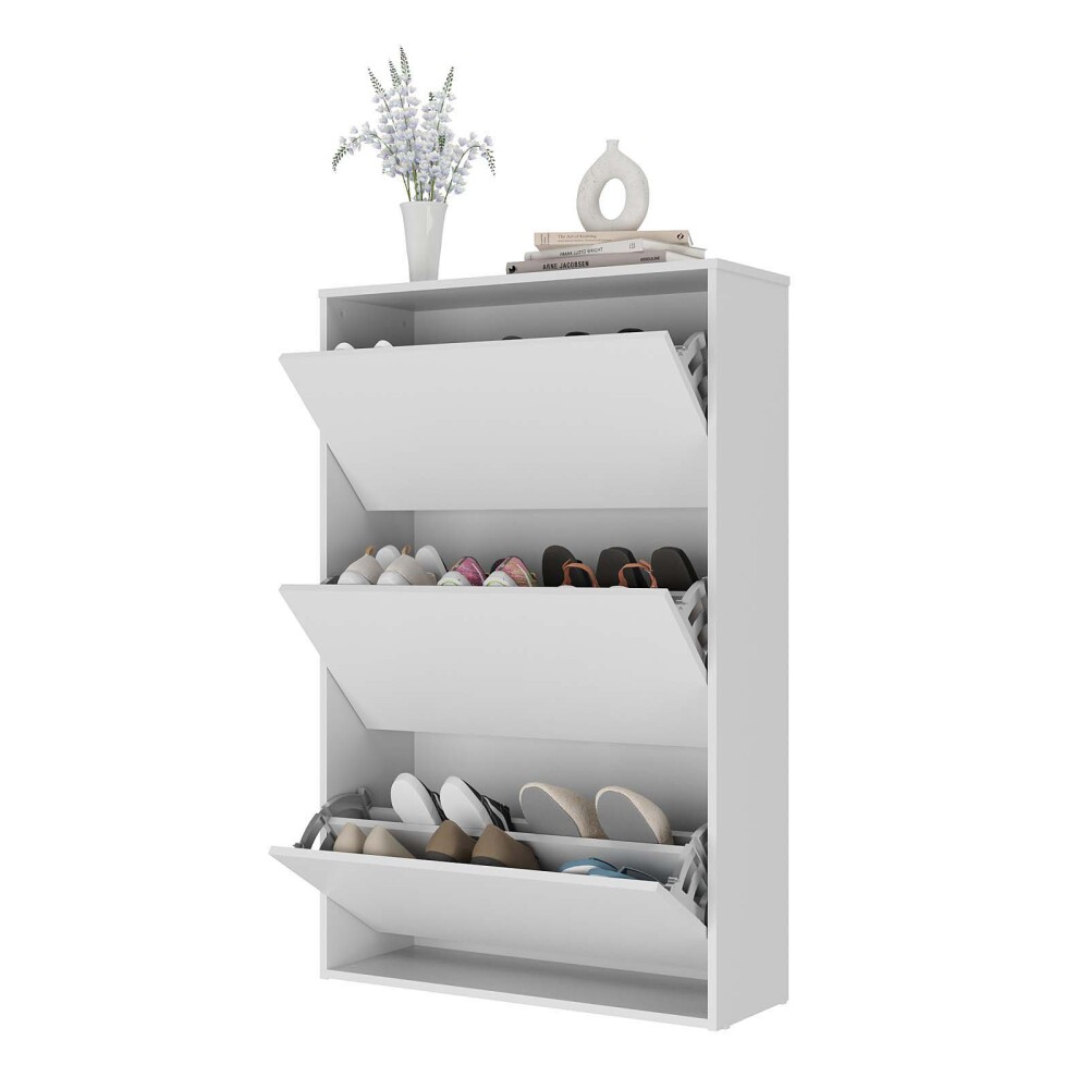 ZAPATERA MDF BLANCO ROMA