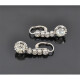 Par De Caravanas En Oro 18K Blanco Y Brillantes 2,40 Ct. Aprox. Par De Caravanas En Oro 18K Blanco Y Brillantes 2,40 Ct. Aprox.