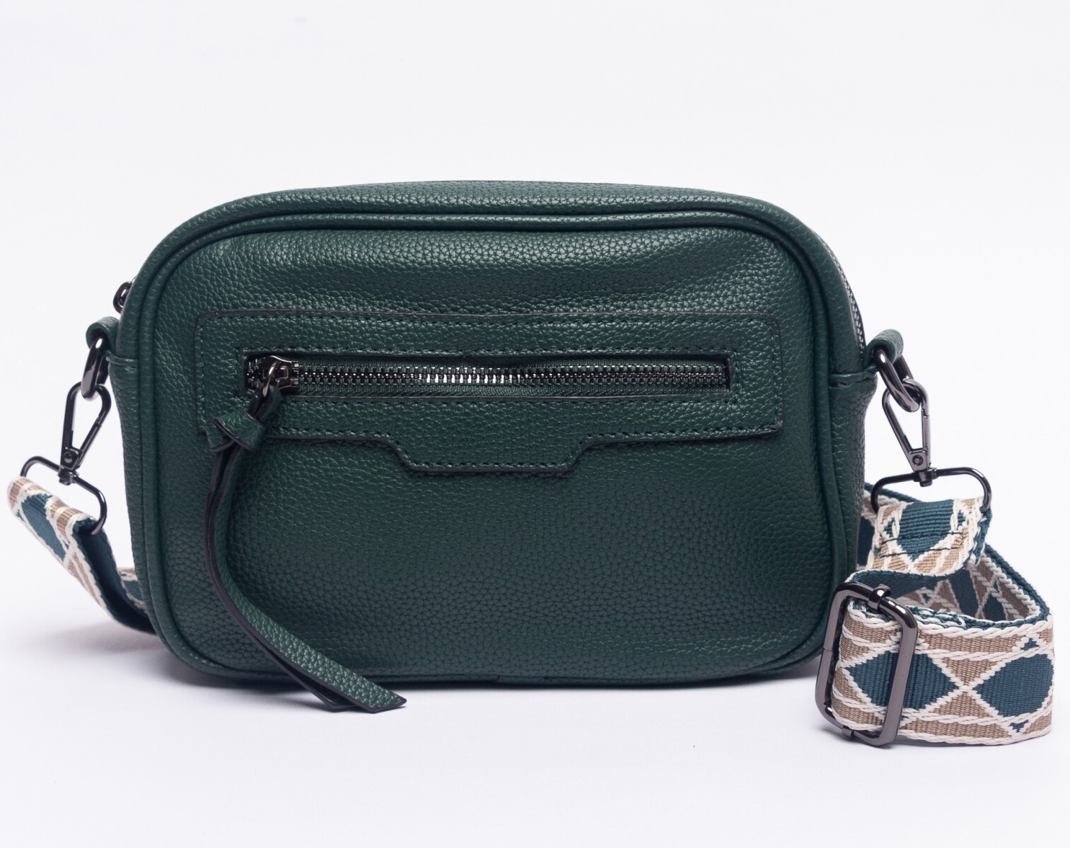 BANDOLERA BISHKEK VERDE PETROLEO 