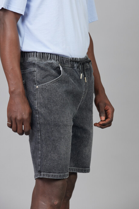 BERMUDA JEAN LAENOR DIXIE Gris Oscuro