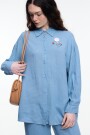 CAMISA ABERTURA Azul