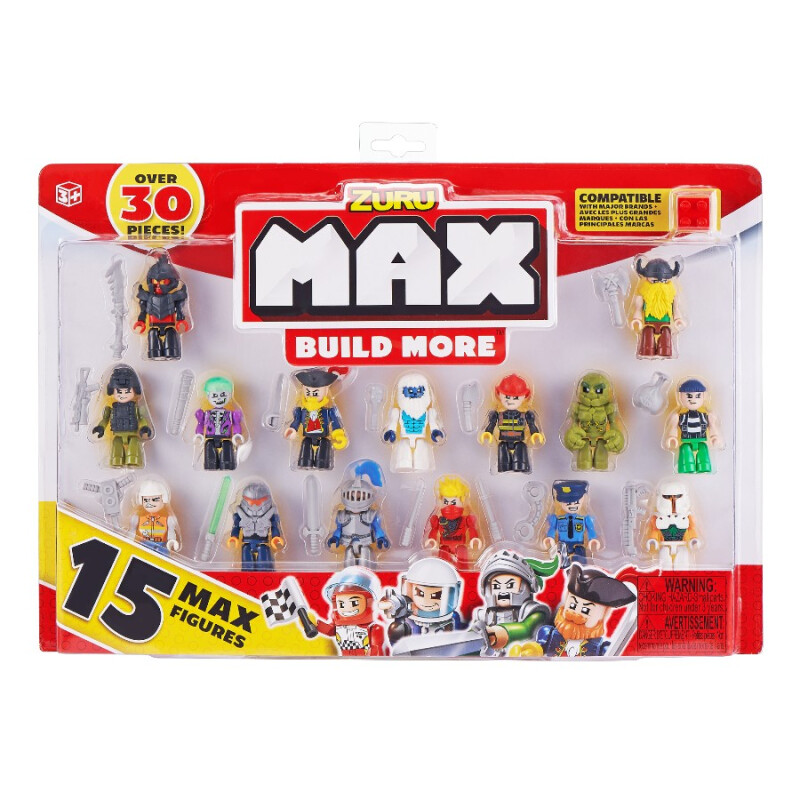 Set 15 Mini Figuras Max Build More Zuru Set 15 Mini Figuras Max Build More Zuru