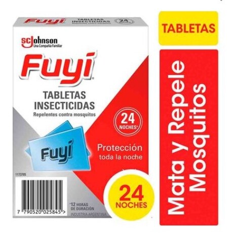 Fuyí repelente Tabletas x24 noches