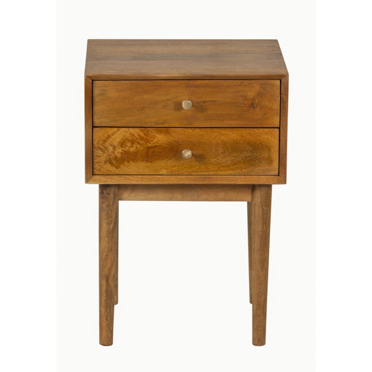 MESA DE LUZ - MADERA-DE-MANGO MARRON PARKER 