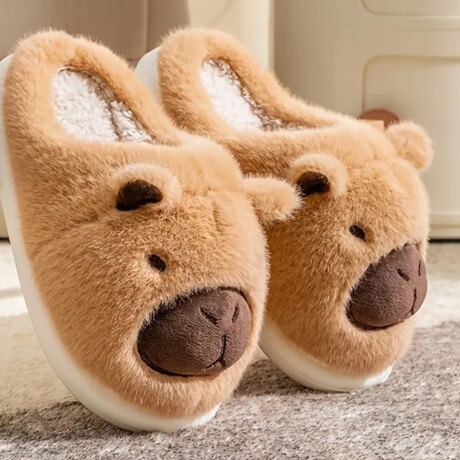Pantuflas Carpincho Marrón