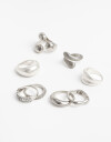 Sets Anillos Metal Sets 8 Anillos - Plateado Rodio