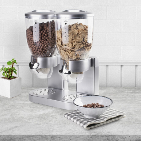 Dispensador de Cereales Doble 7 Litros Dispensador de Cereales Doble 7 Litros