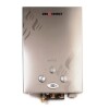 Calefón a gas GN Uruenergy TN008 plateado 8l/min con pantalla y encendido automático Calefón A Gas Gn Uruenergy Tn008 Plateado 8l/min Con Pantalla Y Encendido Automático