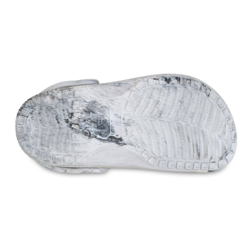Crocs Classic Watercolor Marbled Clog K - Niños mas de 5 años Grey Swirl