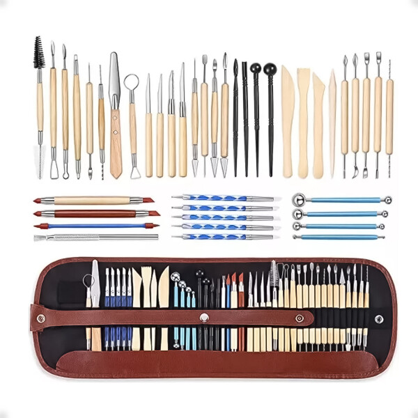 Kit De Herramientas De Cerámica y Arcilla Set X43 Kit De Herramientas De Cerámica y Arcilla Set X43